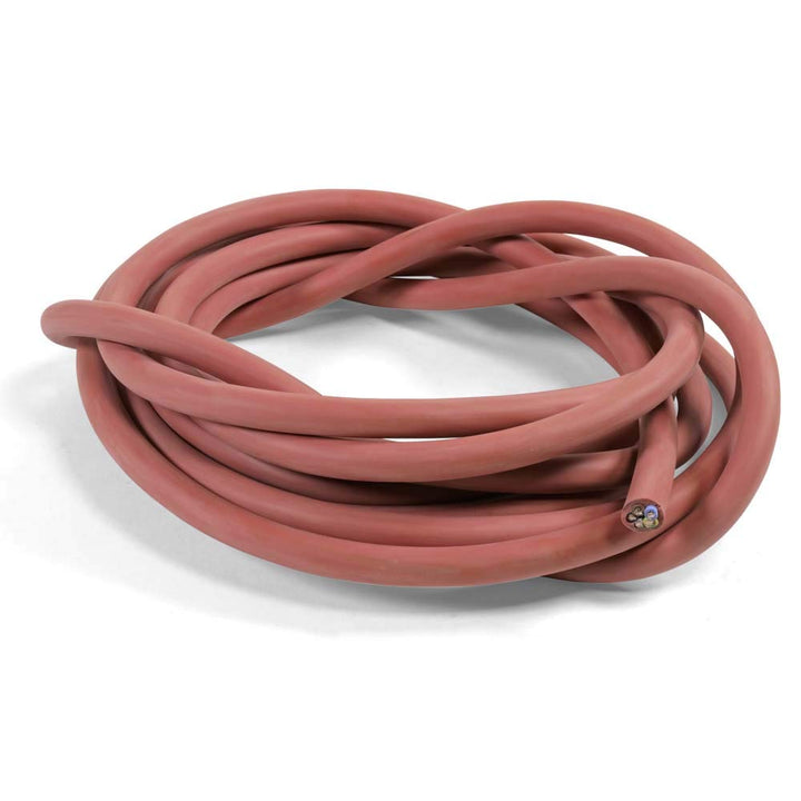 Silikon Ofenkabel 5x2,5mm² SiHF-J hitzebeständig bis 180°C - 5-adrig farbcodiert - Profi Anschlussle
