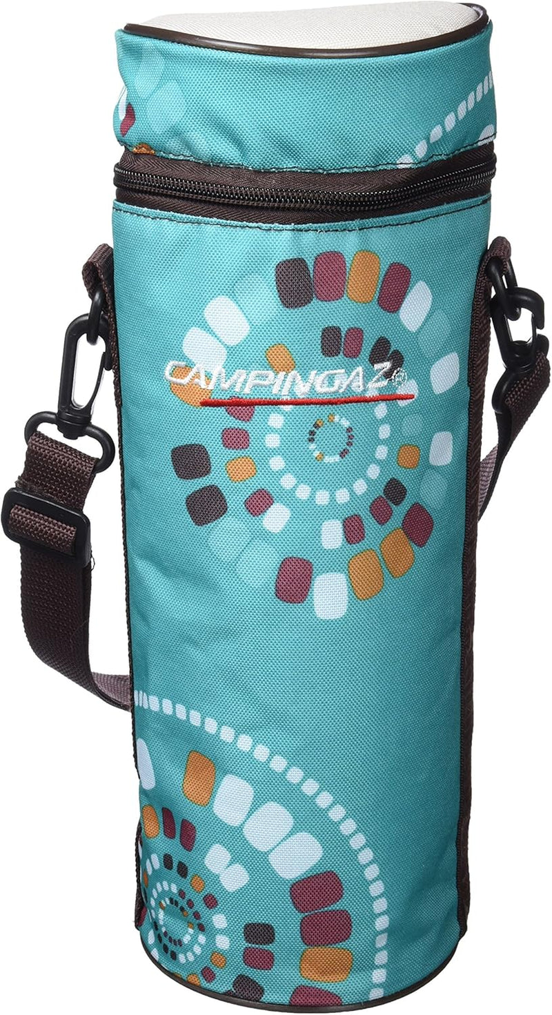 Campingaz Kühltasche Flaschenkühler Ethnic Minimaxi, türkis-grau, 1,5 Liter, 2000032468