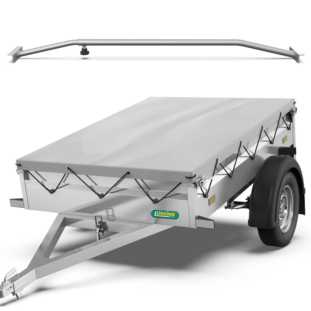 Tarpofix® Anhängerplane 217x117 cm + 1x Planenbügel | Anhänger Plane Flachplane aus PVC PLANENMATERI