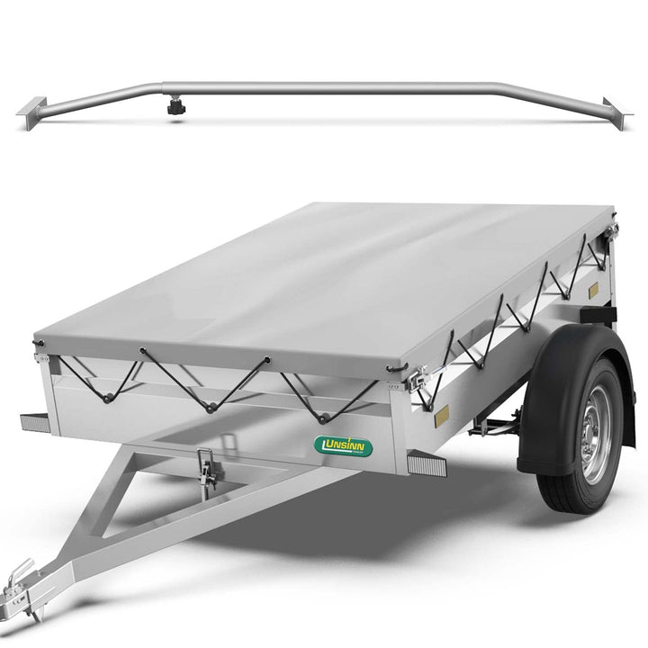 Tarpofix® Anhängerplane 217x117 cm + 1x Planenbügel | Anhänger Plane Flachplane aus PVC PLANENMATERI