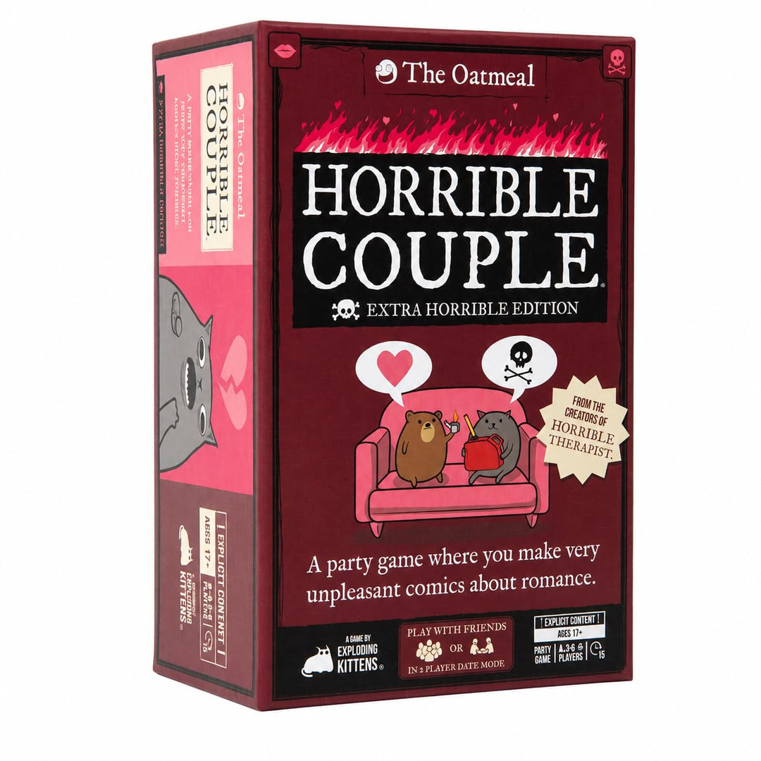 Exploding Kittens Horrible Couple – Extra Horrible Edition – Party Game for 2-8 Players, from The Cr