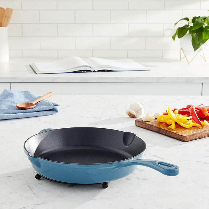 Cuisinart Chef 's Classic emailierten rund 25,4 cm Gusseisen Bratpfanne, Provencal blau, Blau