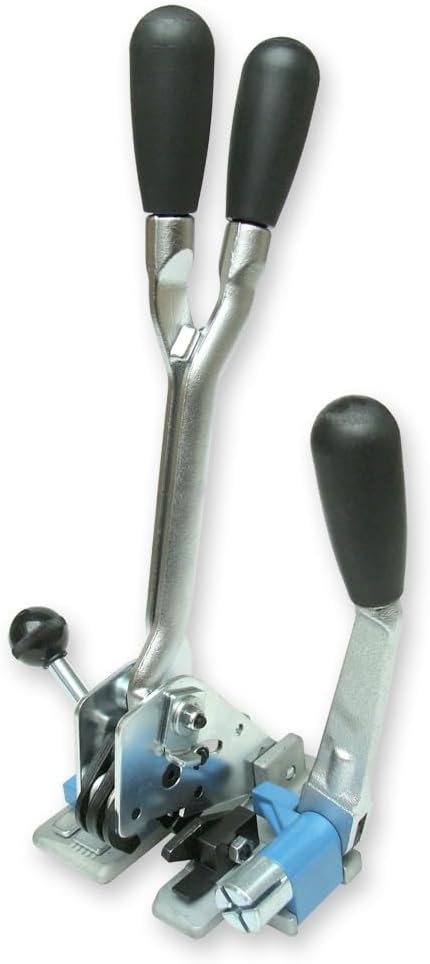 PP-Band Umreifungsset 12 mm - 3000 m Umreifungsband, Reissfestigkeit 135 kg mit Abrollgerät, Spann-
