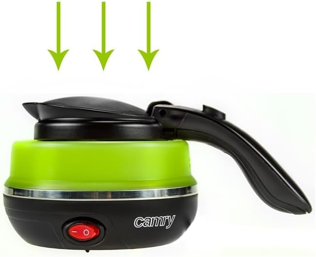CAMRY CR 1265 MRY cr-1265 Wasserkocher faltbar grün, Kunststoff, 0, 5