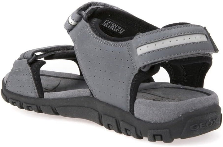 Geox Herren Uomo Sandal Strada D Sandalen, Stone Lt Grey, 46 EU