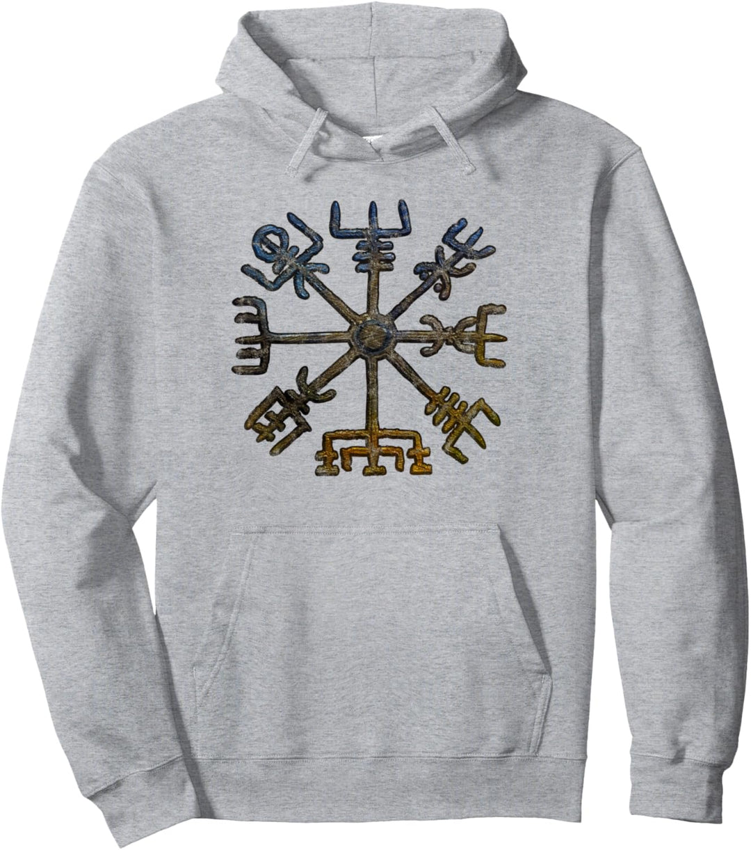 Vegvisir, Wikinger, Runenkreis, Nordisch, Symbol, Odin, Thor Pullover Hoodie