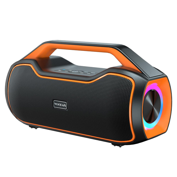 Bluetooth Lautsprecher Tragbare Musikbox,120W Peak Spitzenleistung, Bass Boost 2 * Subwoofer IP65 Wa