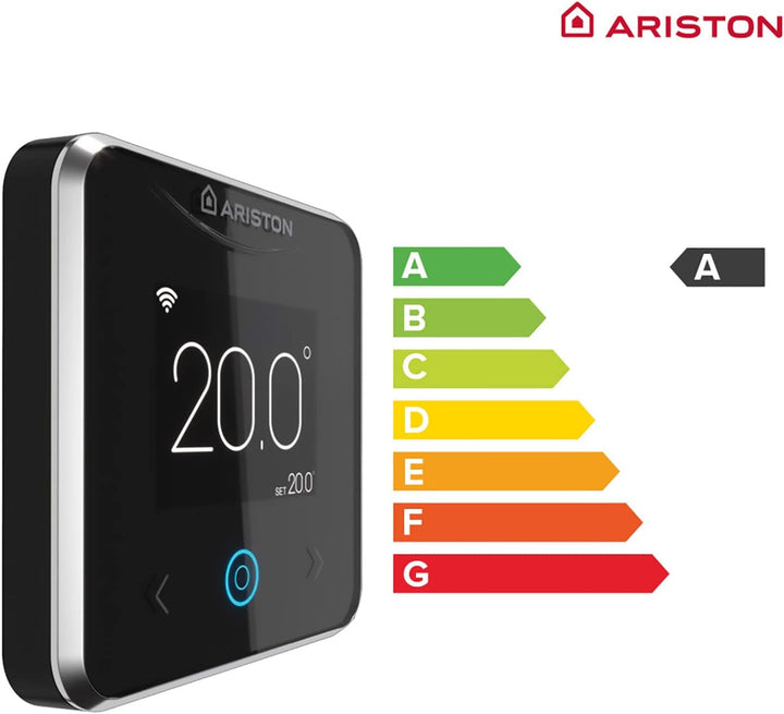 Ariston 3319126 Smart-Thermostat Wifi Cube S Net Verkabelung Schwarz