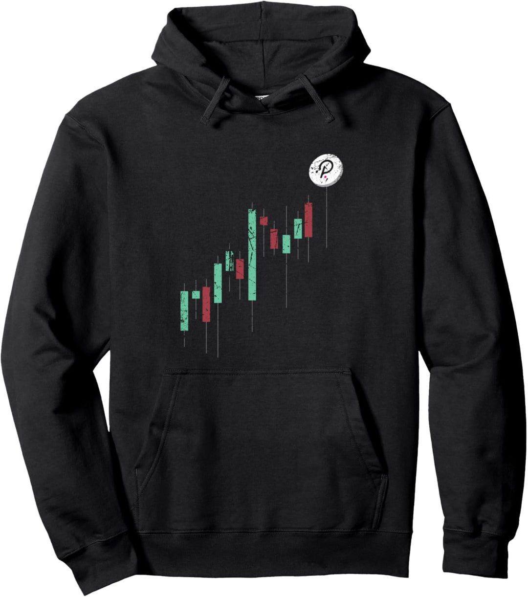 Polkadot und Kryptowährung Investor HODL und Trading Chart Pullover Hoodie