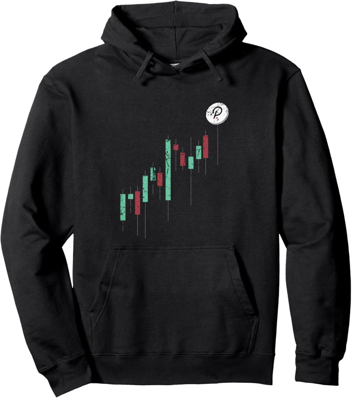 Polkadot und Kryptowährung Investor HODL und Trading Chart Pullover Hoodie