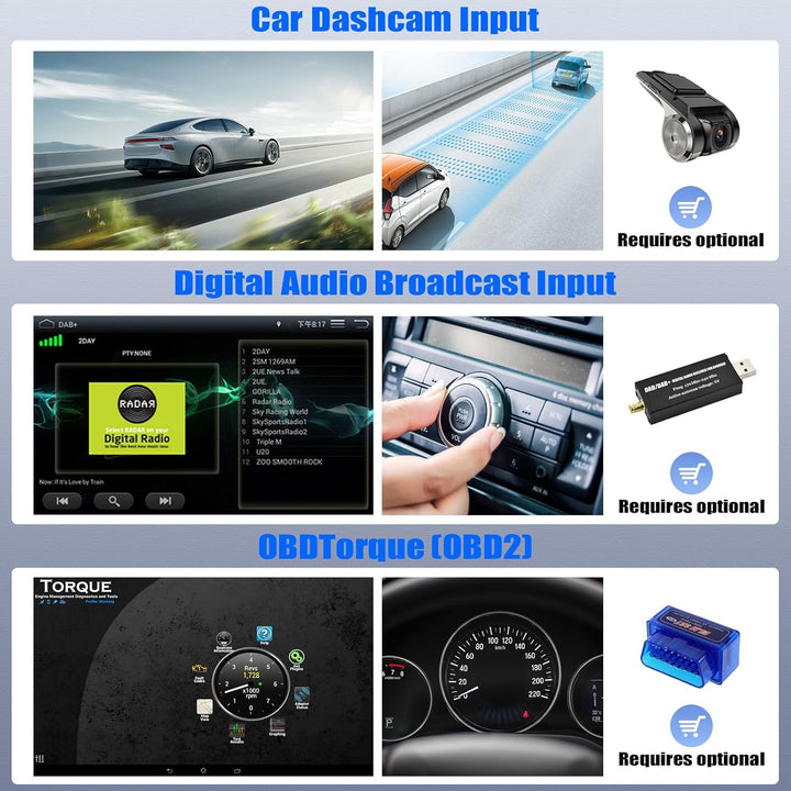 SIXTOP 2G+64G Android 13 Autoradio für FIAT Ducato 2010/Citroen Jumper/Peugeot Boxer Wireless CarPla