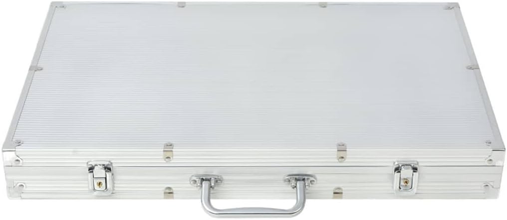vidaXL Pokerkoffer 1000 Pokerchips Aluminium Koffer Chips Poker Set Pokerset