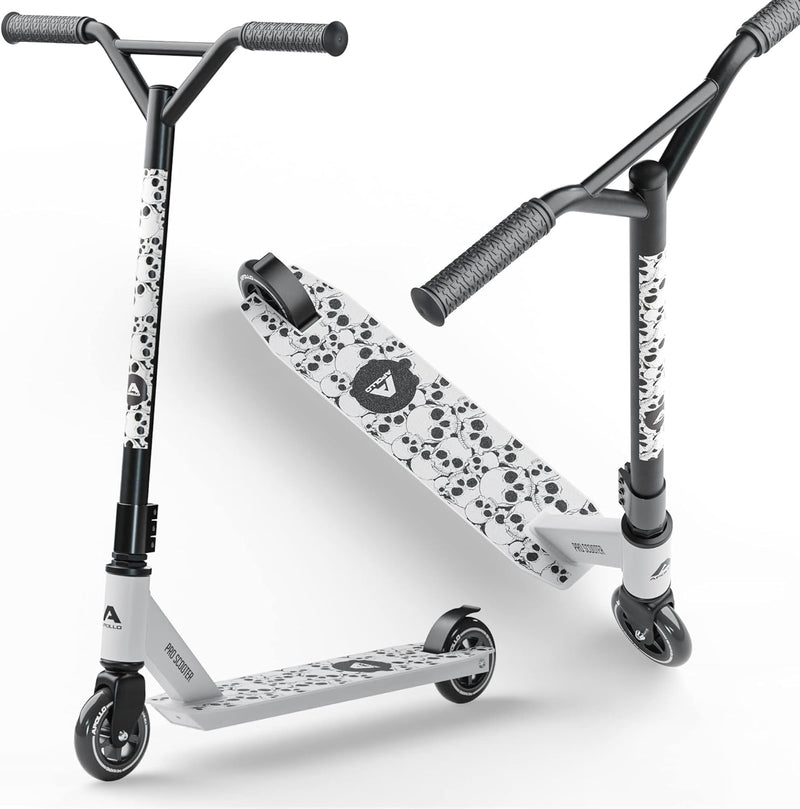 Apollo Stunt Scooter - Genius Pro | Robuster Kinder Scooter mit ABEC 9 Kugellager | Trick Roller, Tr