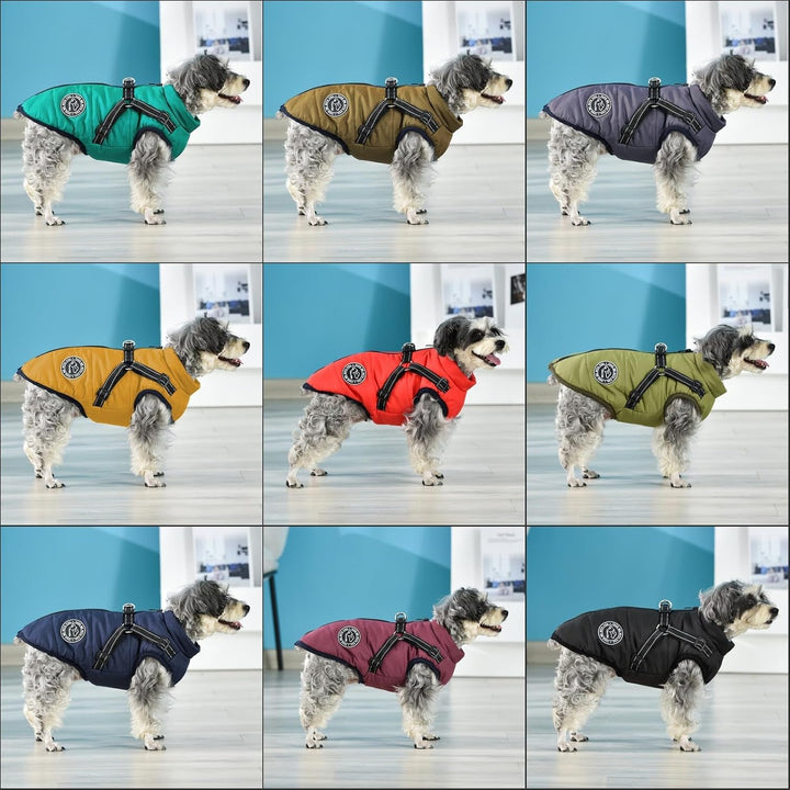 Savlot Hundejacke Winterweste Jacken Hundemantel Hundepullover Haustier Skifahren Kostüm Ärmellose B