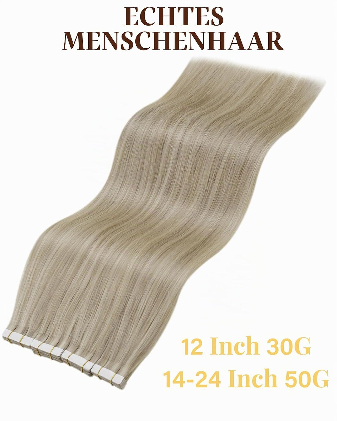 Hetto Tape in Echthaar Extensions Blond Echthaar Tape in Extensions Remy Echthaar Extensions Tape 