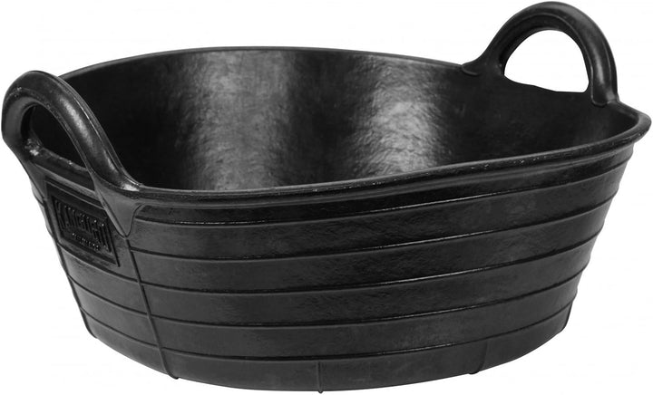 Kerbl Gummitrog, 20 l, Höhe 18 cm, Ø 48 cm 1 Stück (1er Pack), 1 Stück (1er Pack)