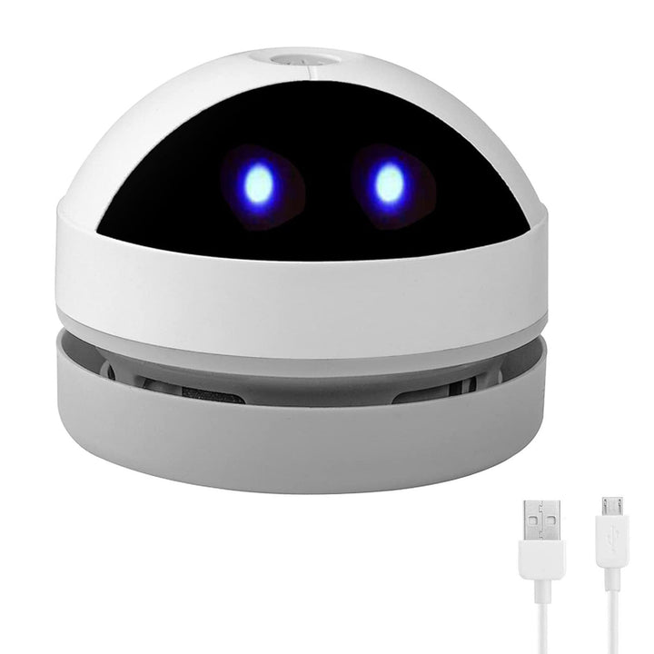 Tischstaubsauger,Tragbar Kabellos Mini Staubsauger USB Wiederaufladbar 360° Drehbar Mini Handstaubsa