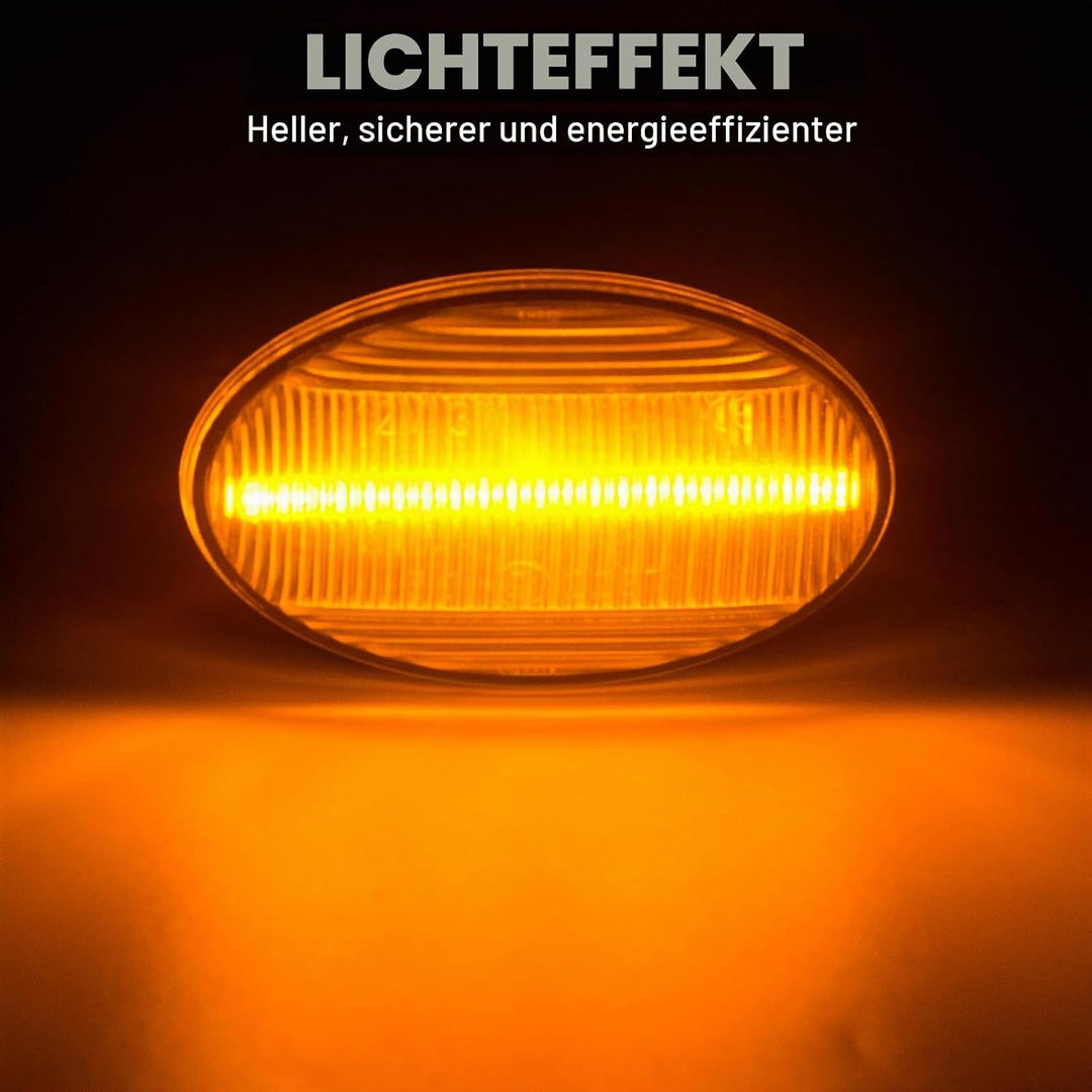 LED Blinker Spiegelblinker für Mercedes-Benz Smart W450 W452 A-Class W168 Citan W415 Vito W639 W447,