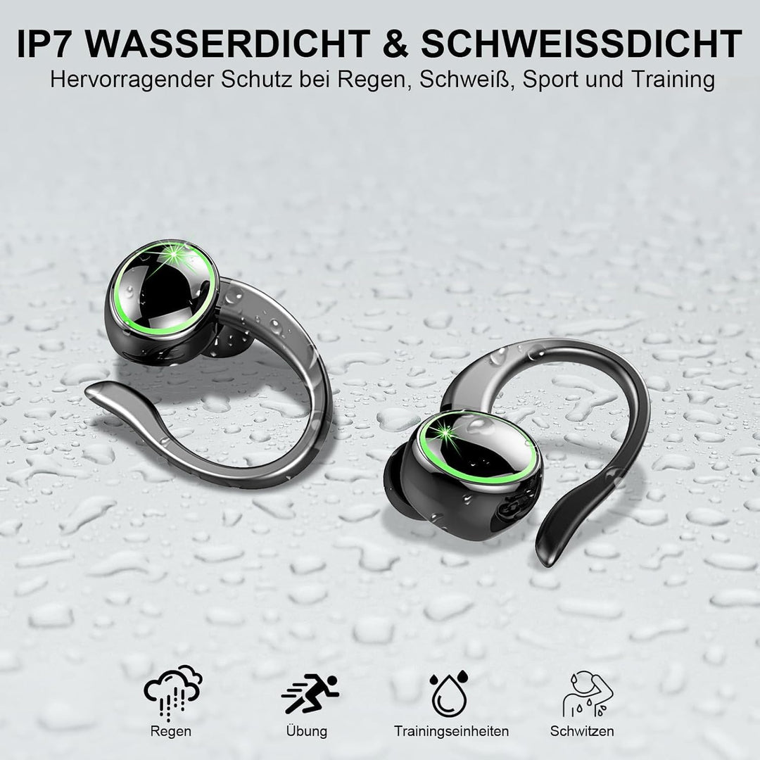 Bluetooth Kopfhörer, 2026 Kopfhörer Kabellos Bluetooth 5.4 Sport tiefer Bass, 56 std Spielzeit In Ea