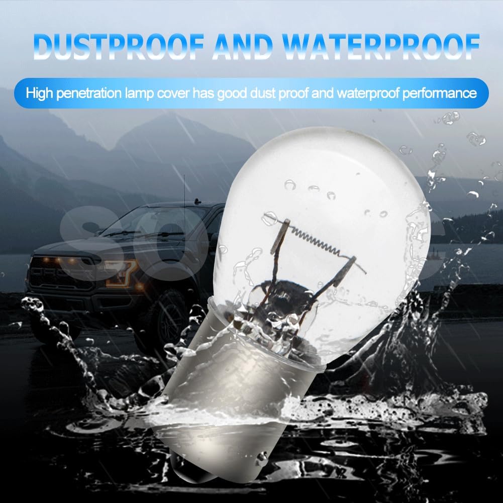 SOFOC PY21W 12V 21W BAU15S Warmweiss Nebel-/Rückfahrleuchte Blinker 150°-Offset-Stift Einfachkontakt