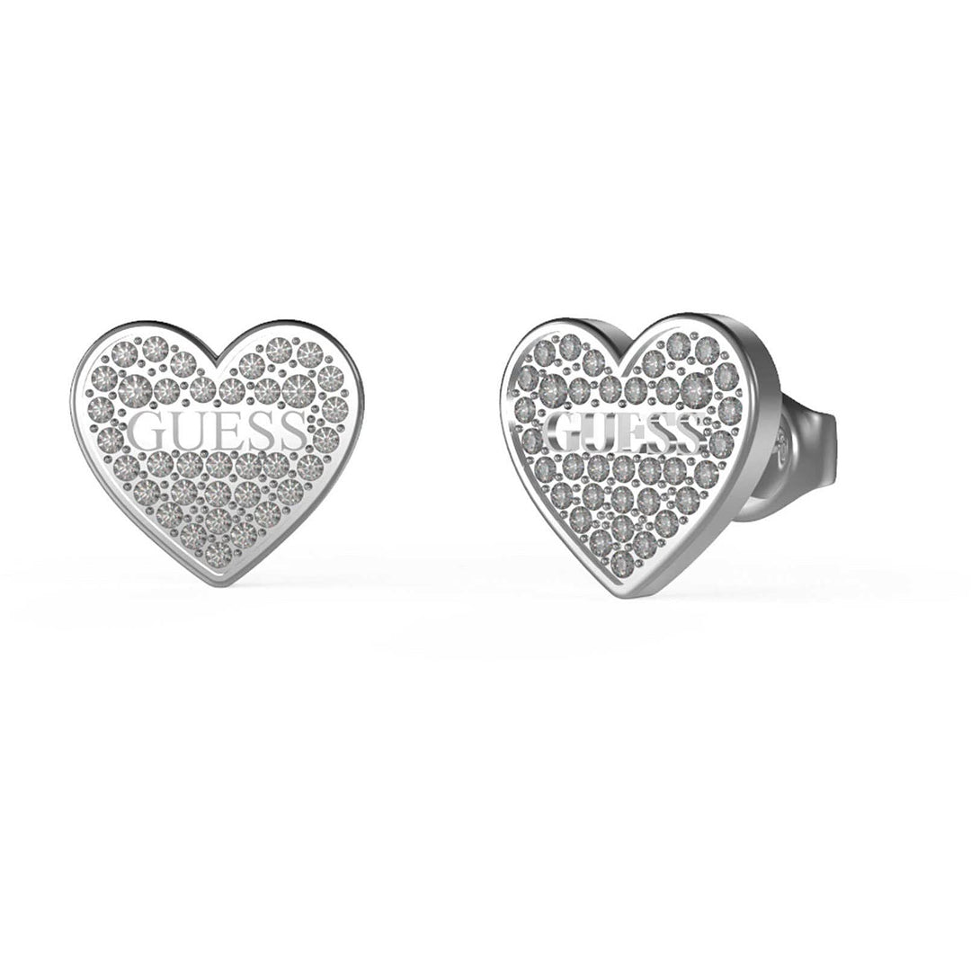 Guess Damen-Ohrstecker Edelstahl Zirkonia 32023452 silber, silber