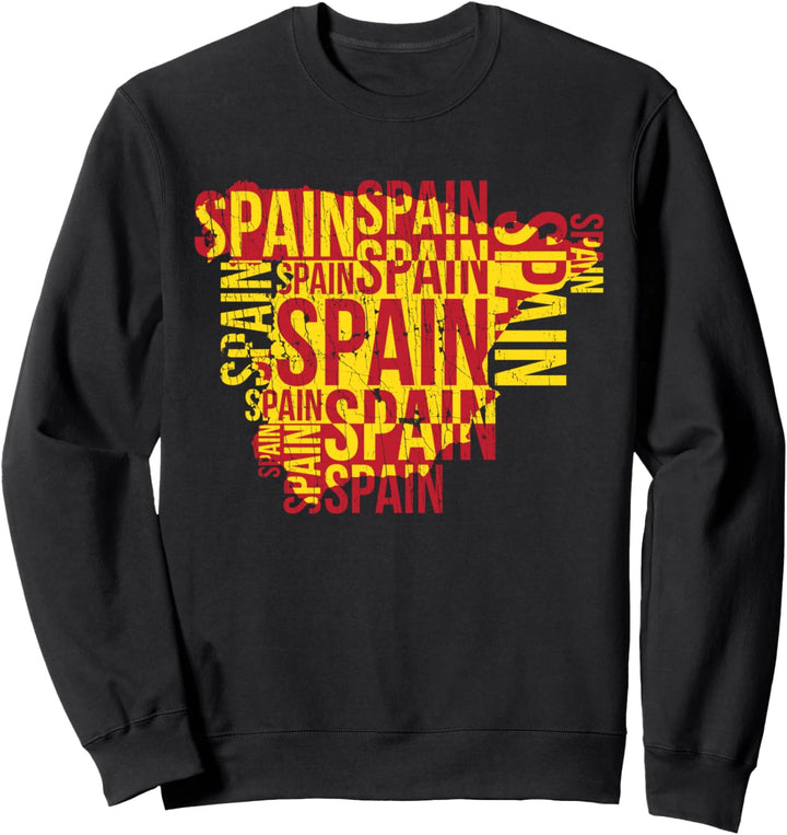 Spanien Espana Spanische Fussballmannschaft Flagge Fan Land Sweatshirt