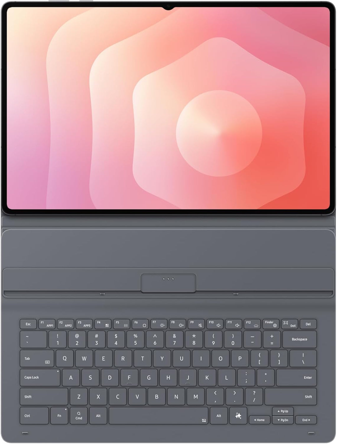 Samsung Book Cover Keyboard Slim EF-DX930 für das Galaxy Tab S11 Ultra mit QWERTZ-Tastatur und AI-Ta