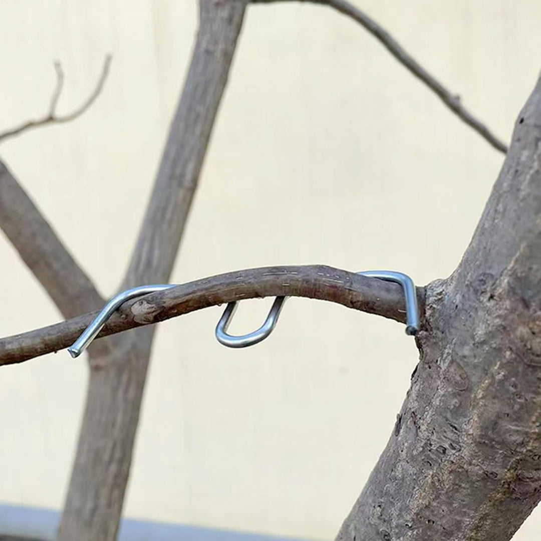 150 Stück Astspreizer für Obstbäume Astzieher 13/10/8cm, Astklammern Metall Zweigspreizer für Garten