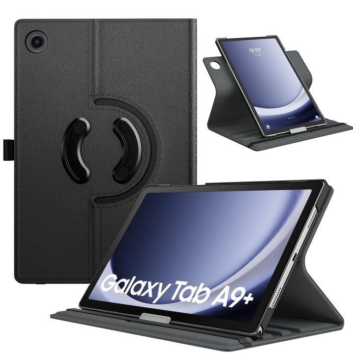 TiMOVO Drehbar Hülle Kompatibel mit Samsung Galaxy Tab A9+/A9 Plus 11 Zoll 2023 SM-X210/X216/X218, 9