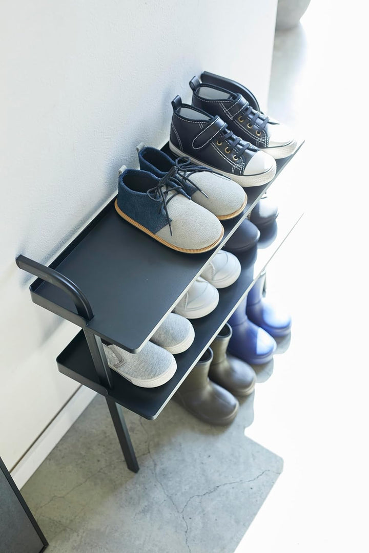 Yamazaki Schuhregal, schwarz, One Size, Schwarz