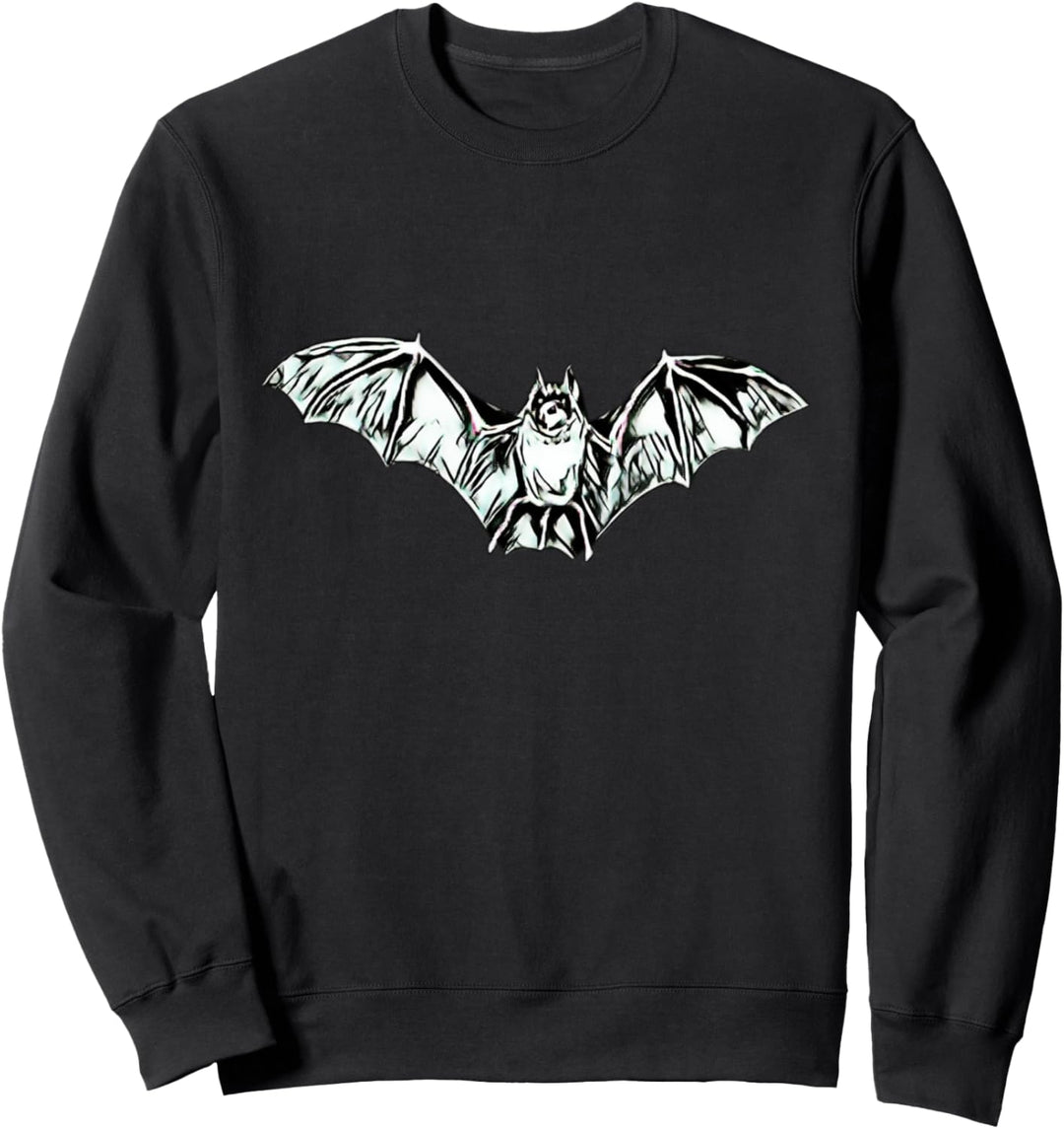Fledermaus Nacht Vampire Halloween Flügel Fledermäuse Sweatshirt