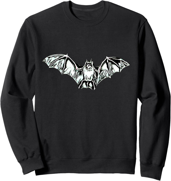 Fledermaus Nacht Vampire Halloween Flügel Fledermäuse Sweatshirt