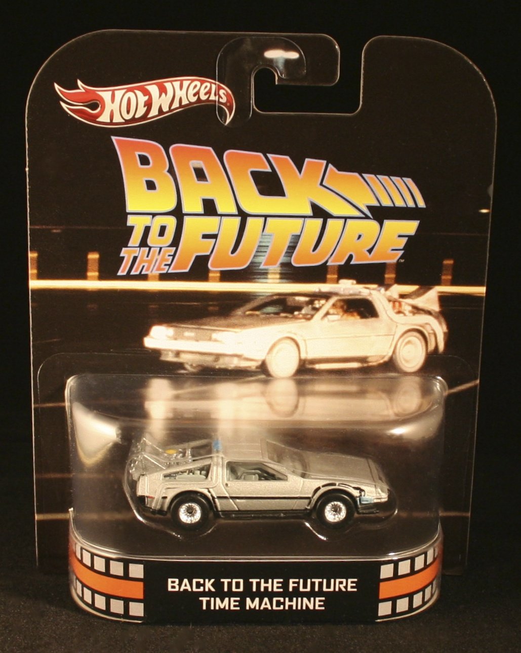 Hot Wheels Retro Back to the Future 1:55 Die Cast Car DeLorean Time Machine