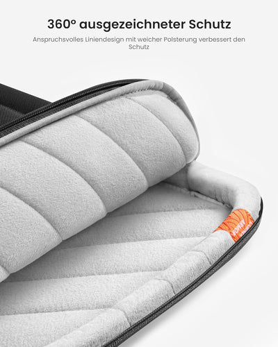 tomtoc 360° Tasche Hülle für 13 Zoll MacBook Air M2/A2681 M1/A2337 2022-2018, 13-Zoll MacBook Pro M2