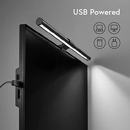 BenQ ScreenBar LED Monitor Lampe Schreibtischlampe bildschirmlampe mit Auto-Dimmen und Farbton-Anpas