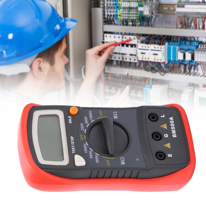 BM500A 250 V/500 V/1000 V Elektronisches Megohmmeter, Digitales Isolationswiderstandsmessgerät Megoh