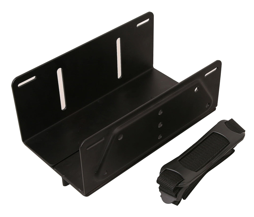Techly 102239 PC-Halterung für Wand oder Schreibtisch, Schwarz