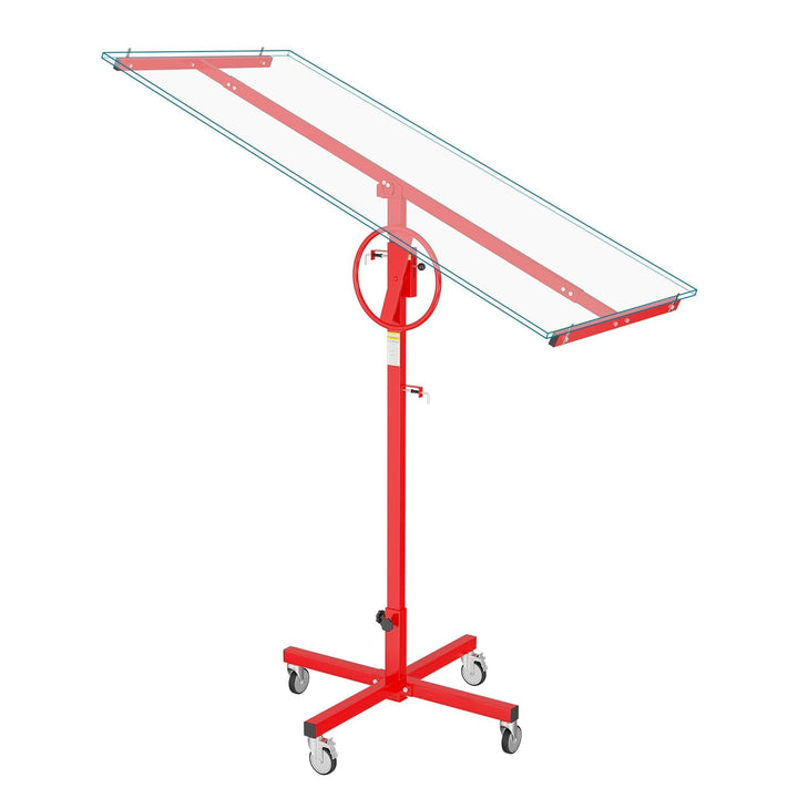 Montagehilfe für Gipskartonplatten Plattenheber für Trockenbau max. 40kg höhenverstellbar 170-290cm