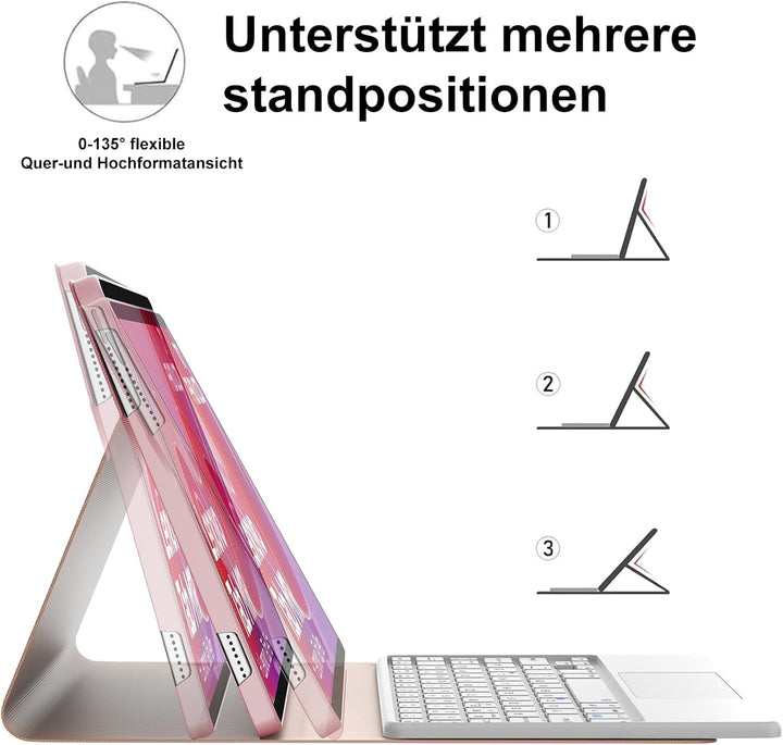 IVEOPPE Tastatur für Lenovo Tab M11, Hülle mit Tastatur für Lenovo M11 2024 11", Magnetische Kabello
