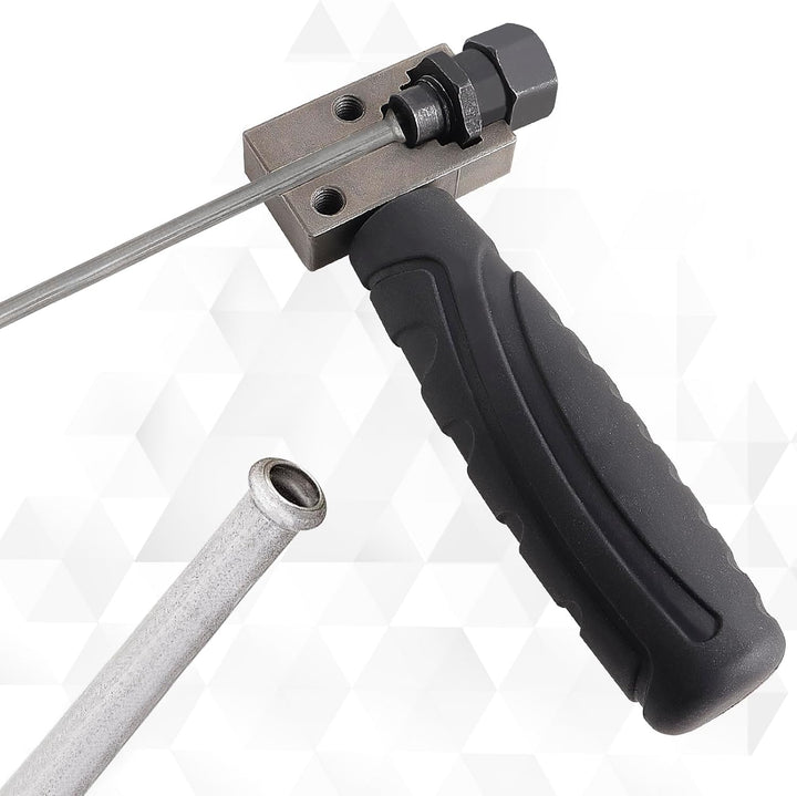Amerbm Bördelgerät Bremsleitung | 4-TLG Universal Bremsleitungs Bördelgerät Satz | SEA 3/16" (4.75mm