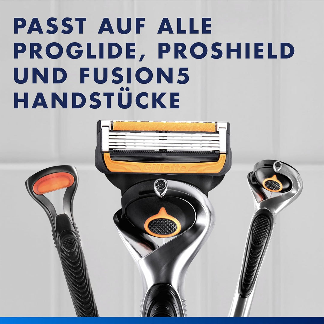 Gillette Proglide Power Klingen, 8 Original Ersatzklingen, Rasierklingen Herren, 2x Gleitstreifen vo