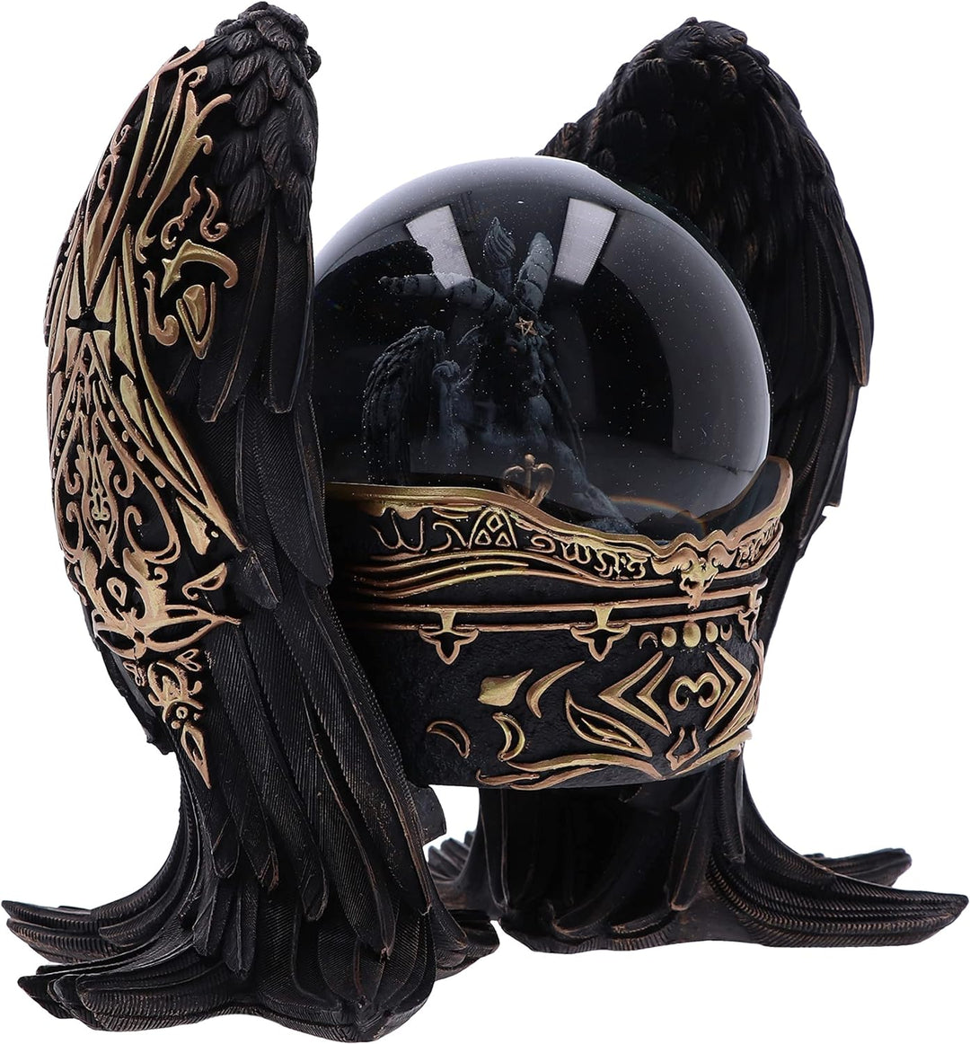 Nemesis Now Baphomet Antiquity Schneekugel 22,5 cm, Kunstharz & Glas, Baphomet Antike Schneekugel au