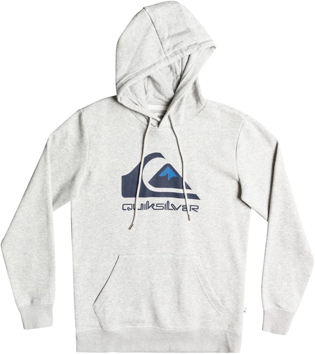 Quiksilver Herren Mw Logo Hoody Hooded Fleece Sweatshirt Pullover (1er Pack) S Highrise -Heather, S