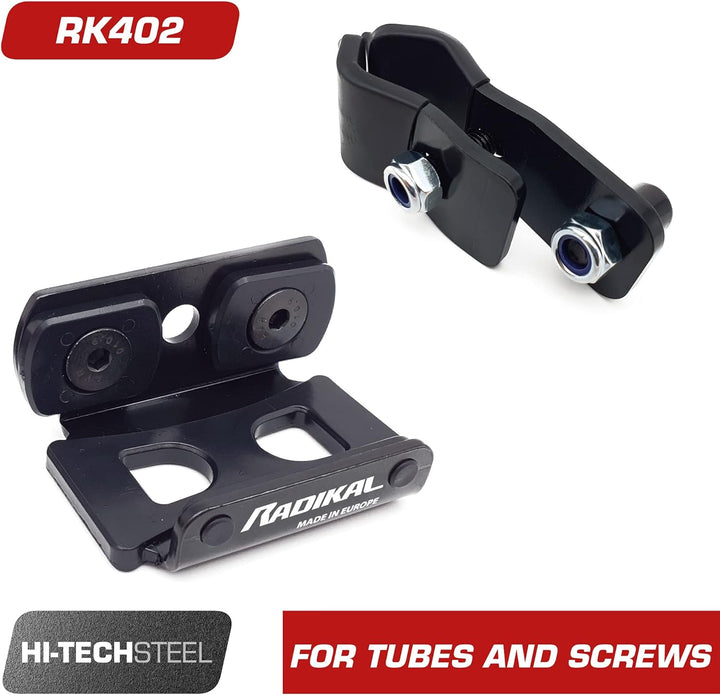 RADIKAL RK402 Anti-Diebstahl-Halterung RK10/RK14S/RK310S für Rohr- und Schraubenfixierung
