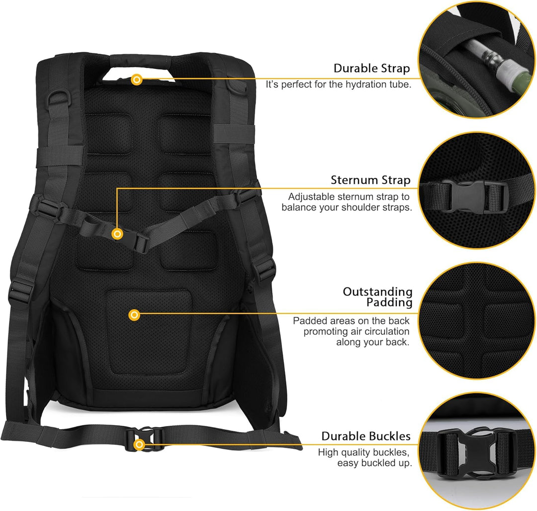 Mardingtop 25L/28L/40L Militär Rucksack Herren Arbeit für Taktischer Assault Wandern Reisen Outdoor