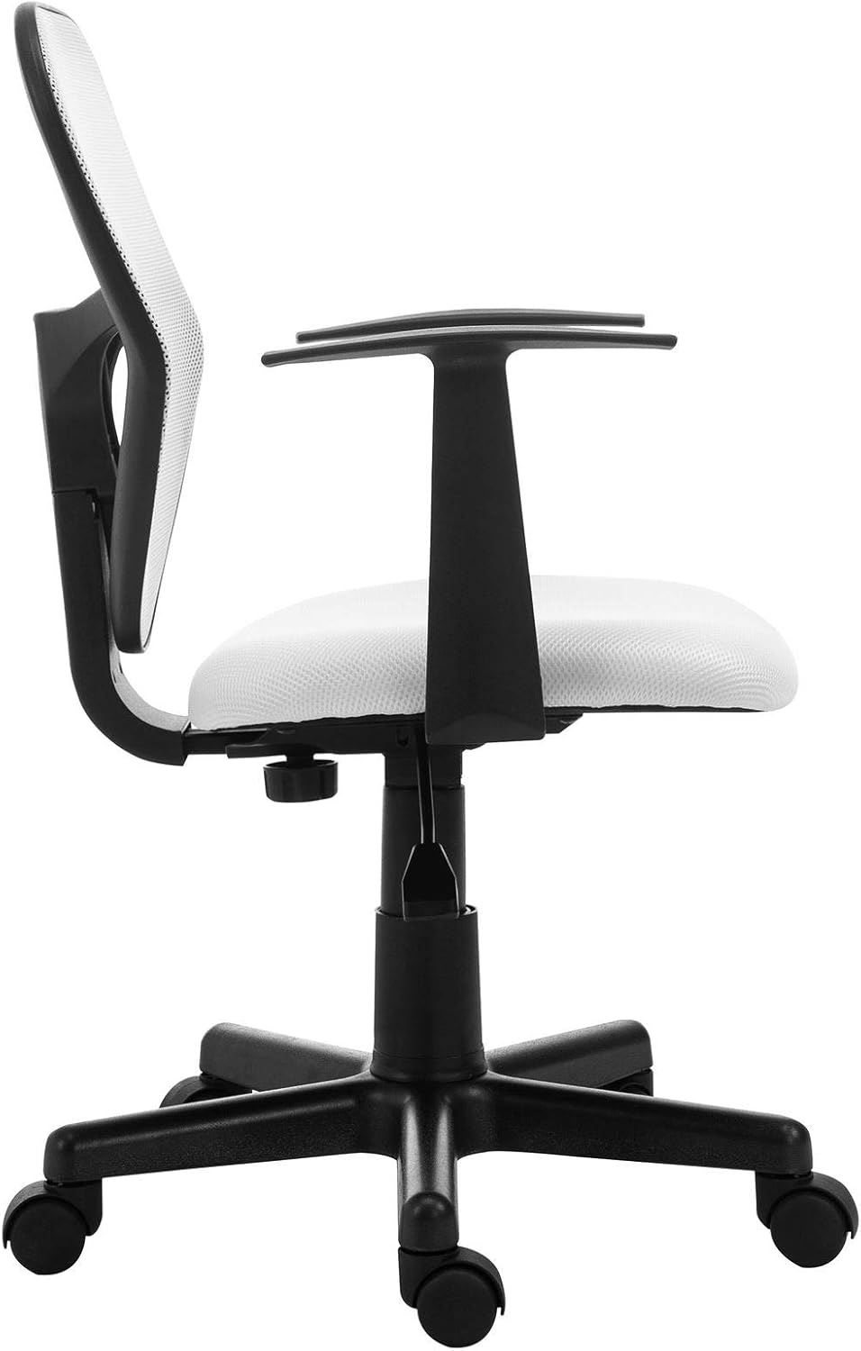 CARO-Möbel Kinderdrehstuhl Studio - Ergonomischer Schreibtischstuhl mit Armlehnen, Verstellbar, weis