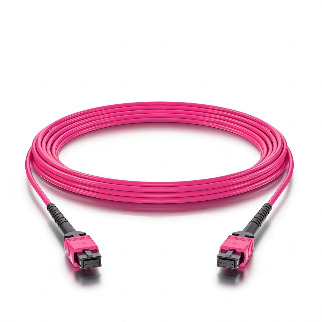 10Gtek MPO to MPO, Multimode OM4 50/125μm, 8-Core, Polarity B (for QSFP+/QSFP28 Transceiver)-5 Meter
