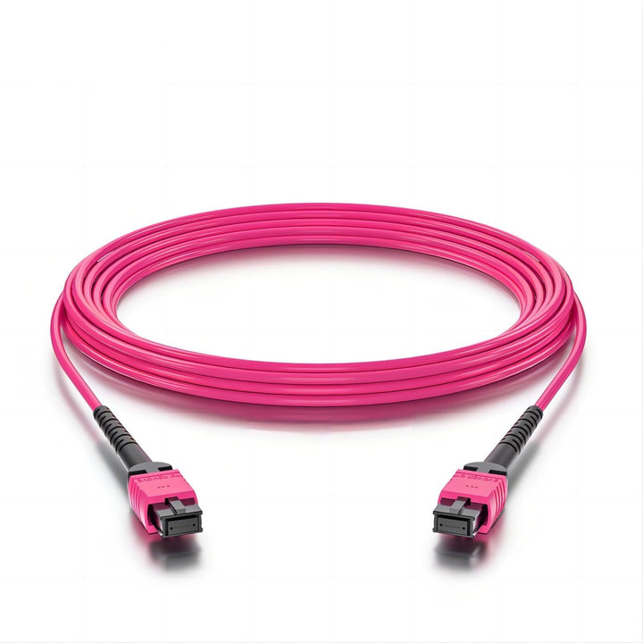 10Gtek MPO to MPO, Multimode OM4 50/125μm, 8-Core, Polarity B (for QSFP+/QSFP28 Transceiver)-5 Meter