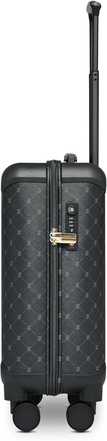 Lazarotti Kleiner Kabinen-Koffer|Cabin-Trolley 38 x 22 x 55 cm | leichtes hybrides Material mit Logo