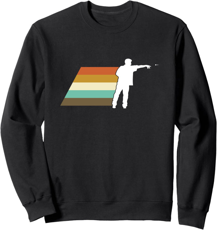 Dartscheibe im Retro-Stil, Dartscheibe für Pub, Sport, Aim Dartist Sweatshirt